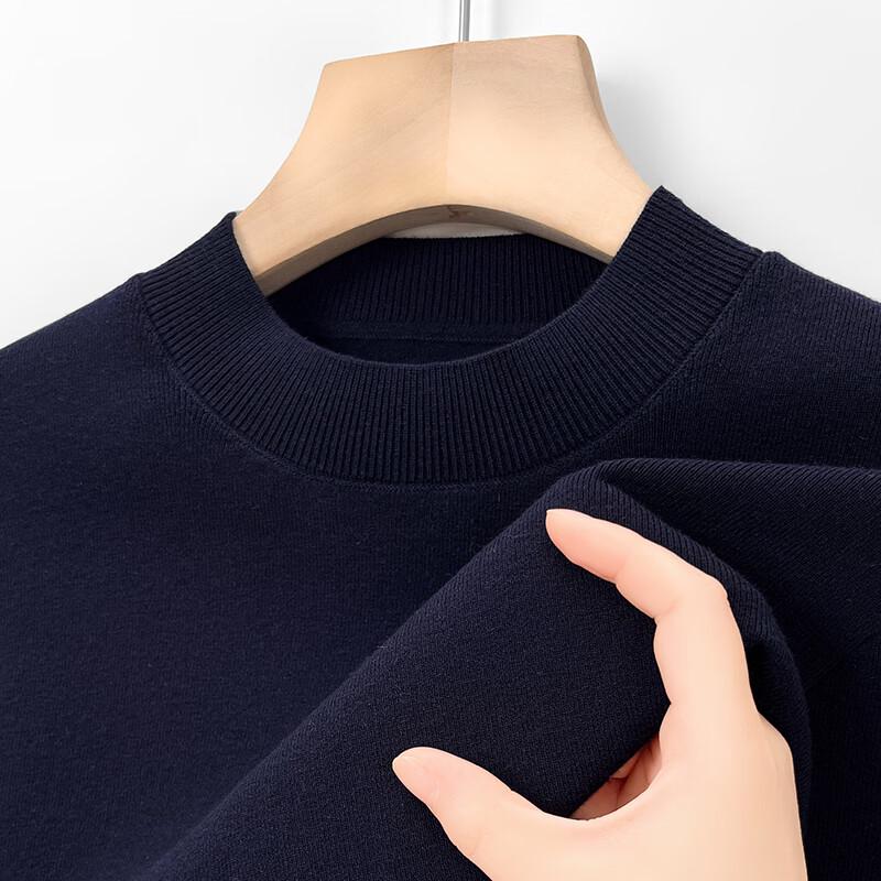 E-LITENG Pánský svetr s kulatým výstřihem YTMTST6868