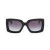 Chanel Quadratische Sonnenbrille Mit Logo-Muster Unisex-Sonnenbrille Schwarz Gold CH5435-C622/S6