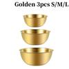 3pcs Stainless Steel Bowl Set with Scale for  Baking Cooking Food Storage Large Capacity Mixing Bowls Home Kitchen Tools