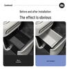 Fits 26 NIO ES9 Models: Center Console Silicone Anti-slip Mat & Refrigerator Storage Box Car Accessory.