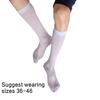 Mens Business Suit Soft Breathable Velvet Silk Dress Socks Solid Color Middle Calf Length Stockings for Formal Use