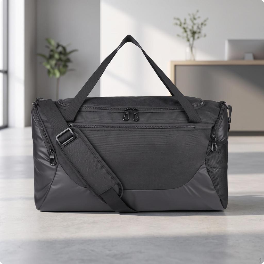 Water-Resistant Sports Duffel with Wet Dry Separation Large Bag