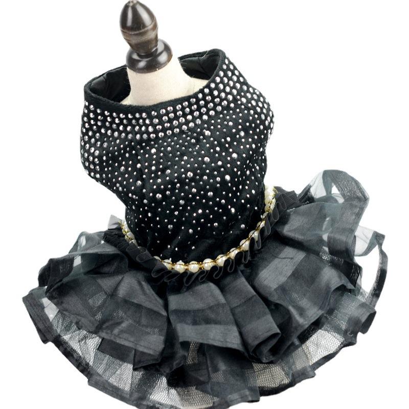 Suministros para mascotas Falda para perros Vestido de boda para mascotas Ropa Ropa.