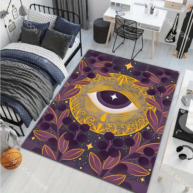 17 Styles Witchy Eye Painting Carpet for Living Room Bedroom Sofa Doormat Decor Sofa Table Area Rug Non-slip Floor Mat