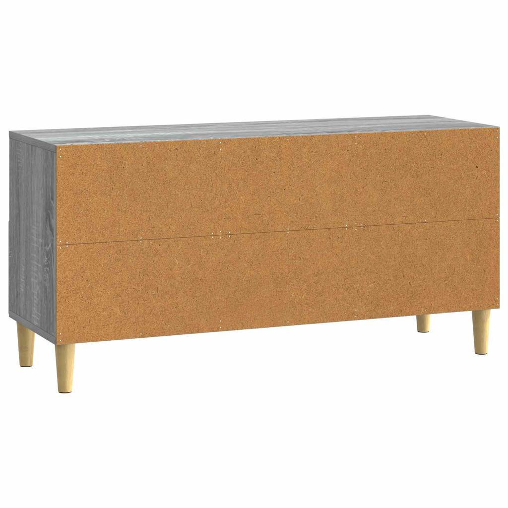 TV Stand 102 x 34.5 x 50 cm Grey Sonoma Particleboard