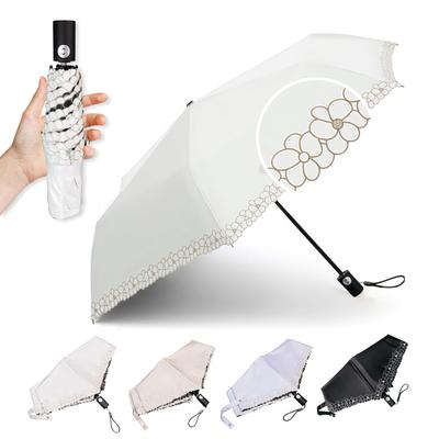 Folding Automatic Opening and UV Light Rain and Shine Made of Glass Compact Rain and Shine High Density Super Water Easy To Floral Folding UV Water