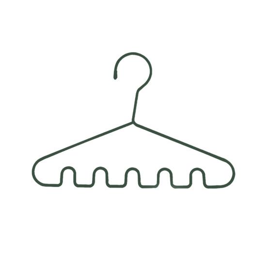 Storing 2 Colors Practical Multi-grid Design Multi-port Support Hangers Clothes Rack Clothes Rack