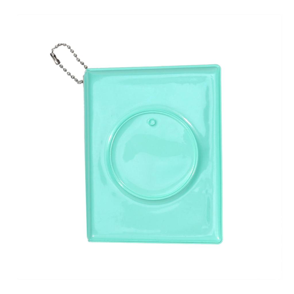 1 buc Suport pentru Fotocarte Drăguț de 3 Inch Oglindă Circulară Goală Album cu Carduri Foto Carte Colector Kpop Photocards Mini Carcasă de Depozitare pentru Poze cu Idoli