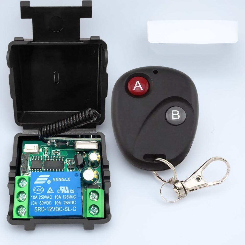 12V Wireless Remote Control Switch Single Channel for LED Lighting Electric Locks Home Automation