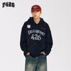 F426 Zhao Lusi Style Unisex Loose Fit Graffiti Hoodie