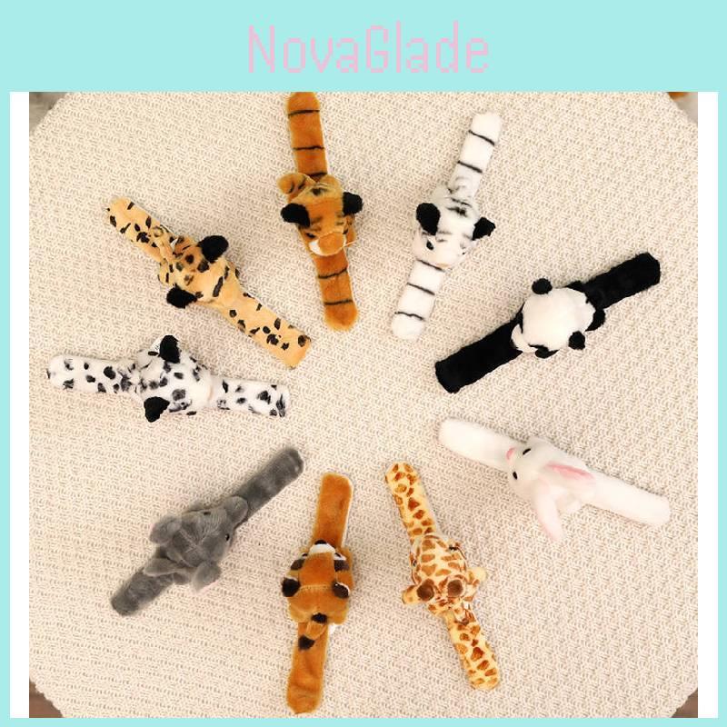 Adorable Cartoon Animal Plush Tiger Tail Claw Gloves For Kids Performance Playtime