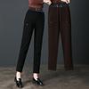 No. 121 Autumn/Winter European Women's High Waist Cotton Casual Loose Pants