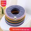 Plush Winter Toilet Seat Cover Set with Fleece - Thickened for Comfort