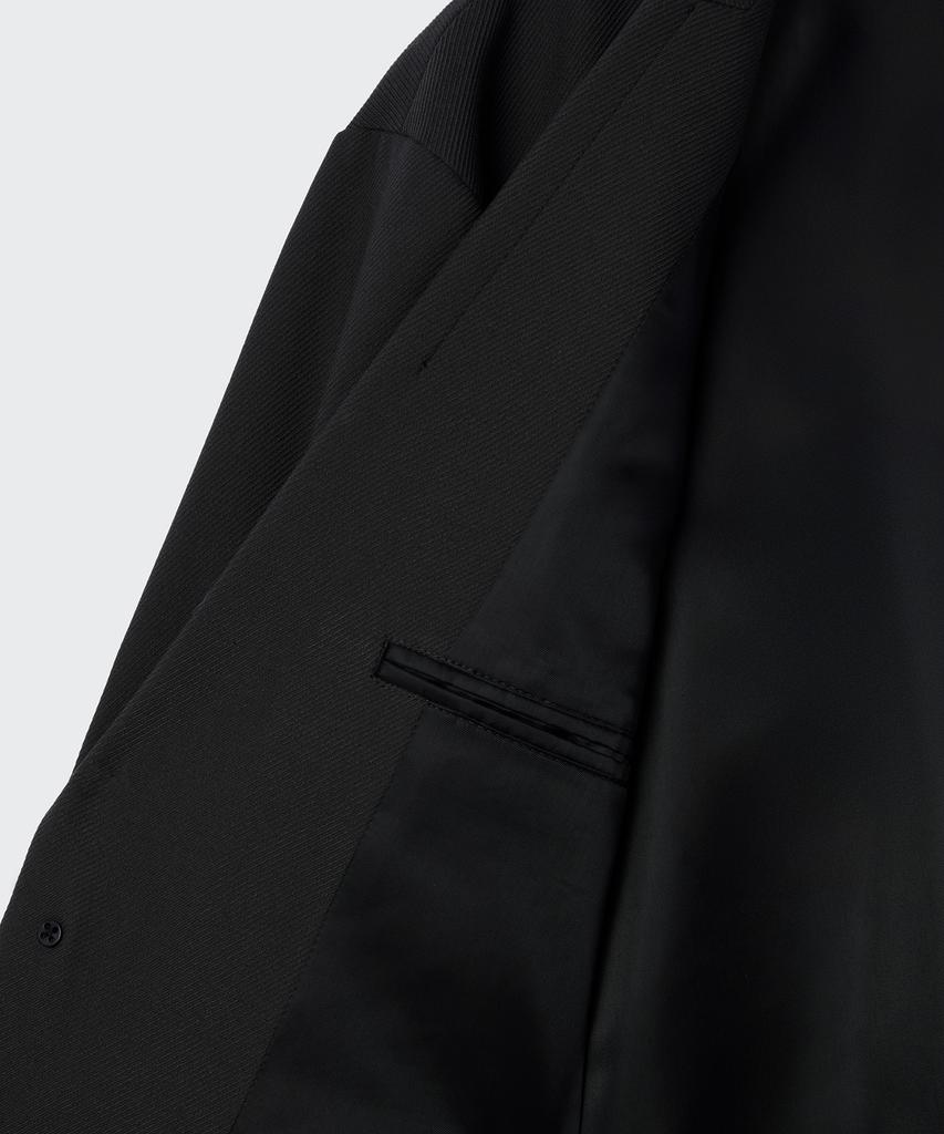 Musinsa Standard Whipcord Relaxed Blazer [Black]