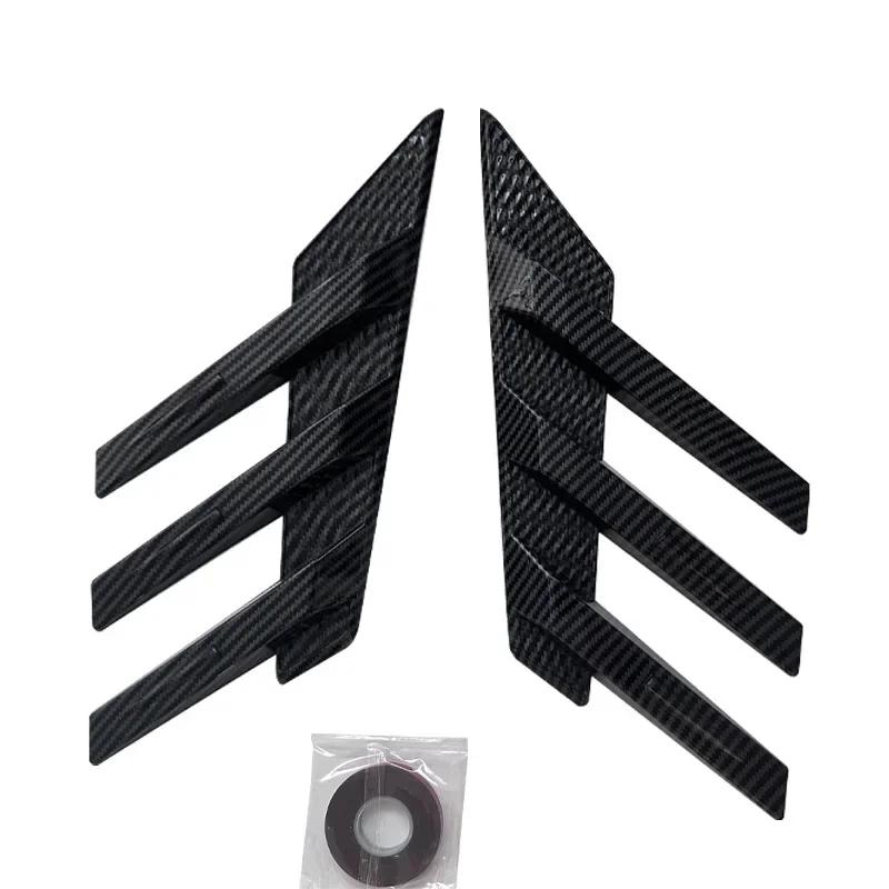 Universal Rear Windshield Side Spoiler Side Vents Decoration General Window Louvers Exterior Decorative Rear Wing Accessories