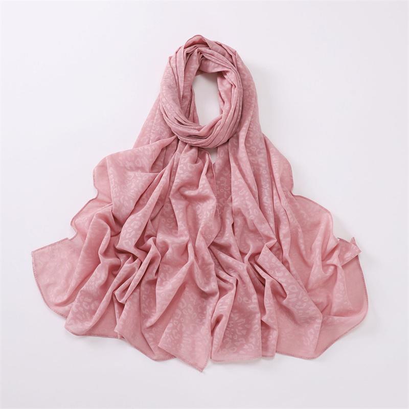 Fashion Press Leopard Dot Bubble Chiffon Instant Hijab Shawl Lady High Quality Wrap Beach Bufandas Ramadan Muslim Sjaal 170*70Cm