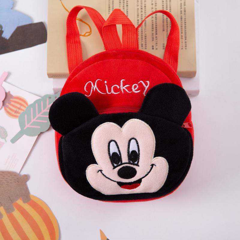 New Cross-Border Toddler Plush Backpack & Coin Purse for Ages 1-4 - Cartoon Design, Lightweight