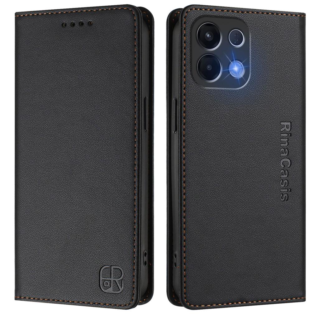 Für Oppo K13 5G Lederhülle RINACASIS RC01 Handyhülle mit RFID-Blockierung Brieftasche Ständer