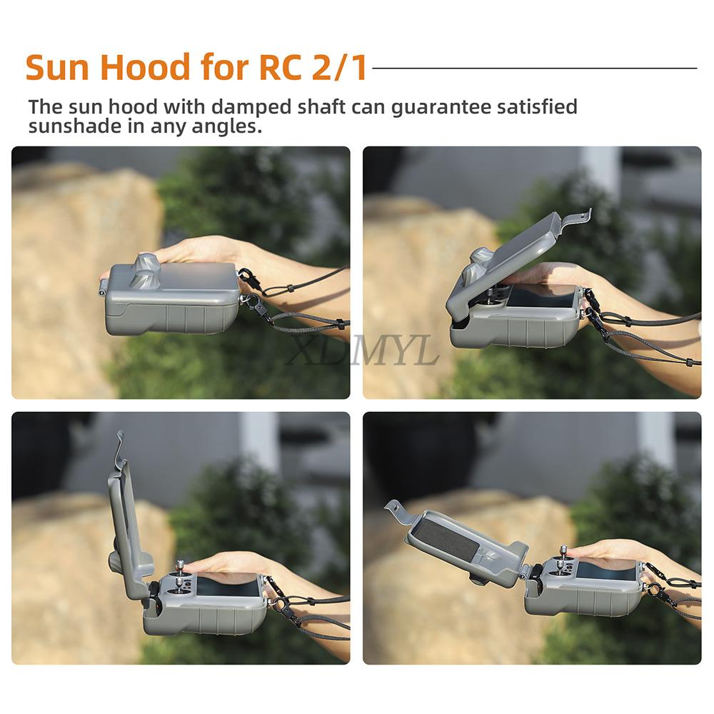 Screen Protector Shell For DJI RC/RC2 Remote Control Sunshade Protection Case For Flip/Air 3S/Neo/Mavic 4 Pro/Mini 4 Pro