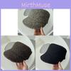 Streetwear Flat Top Wool Newsboy Hat For Fall And Winter Fashion Men Women