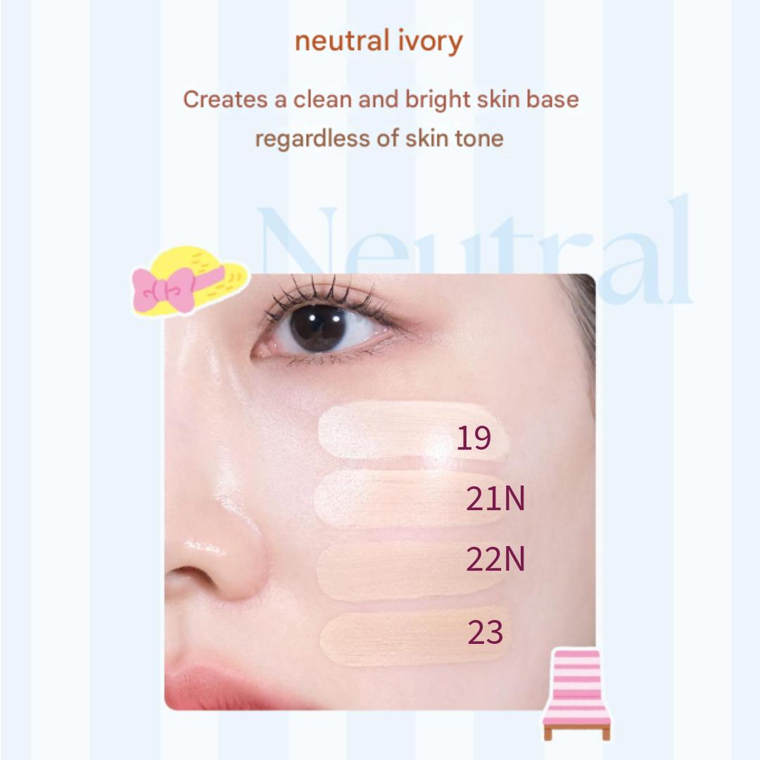 

Wakemake SeamLess Wear Cushion 9 ЦВЕТОВ [Издание Sanrio Pochacco] Основной 15г + Сменный блок 15г (3 варианта) #19 Porcelain