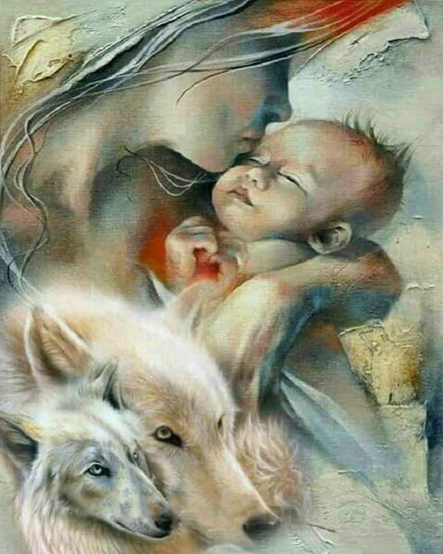 Úplný vrták Diamantový obraz Primitivní náboženský vůdce Ručně vyrobený dárek Diamantové vyšívání Plameňáci Zvířecí křížkový steh Diamantová mozaika Domácí dekorace