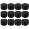 Candle Jar Aluminum Candle Tin for Storage 48Pcs Black Round Metal Containers