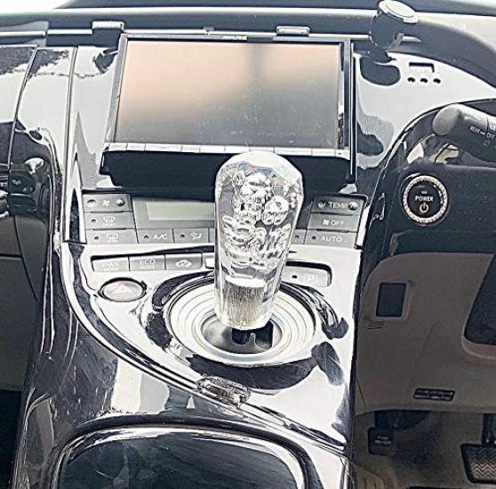 ZVW30 Prius Dedicated Shift Knob All Grades Compatible Hybrid Shift Lever (Early/Late Model) ZVW30/ZVW35 (Crystal Clear)