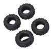 4 PCS 0.7in Tires Replacement for 1Celsius30 Cars High Grip Rubber Foam RC Crawler Tires Upgrade Parts