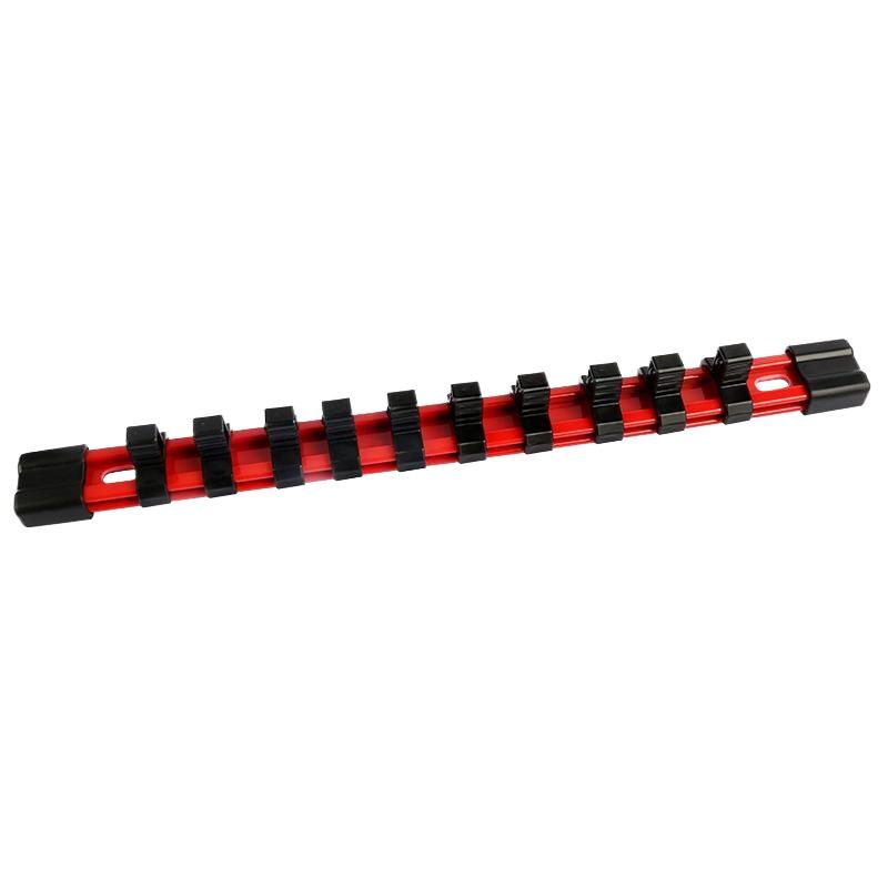 1/4" 3/8" 1/2" Socket Wrench Holder Rail Bracket Wall Traight Wrenchs Storage Tool Box Sockets Organizer Stand Sleeve