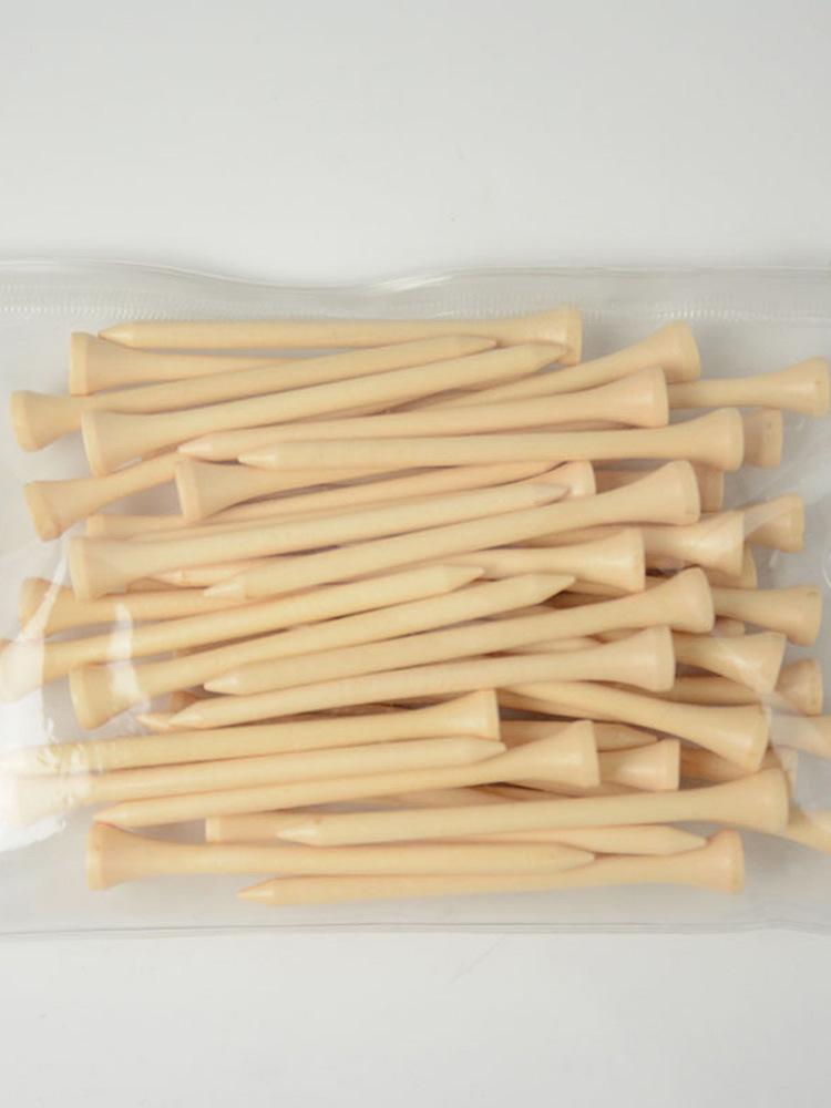 Natural Bamboo Golf Tees Ball Holders – Bulk Pack, Wood Color.
