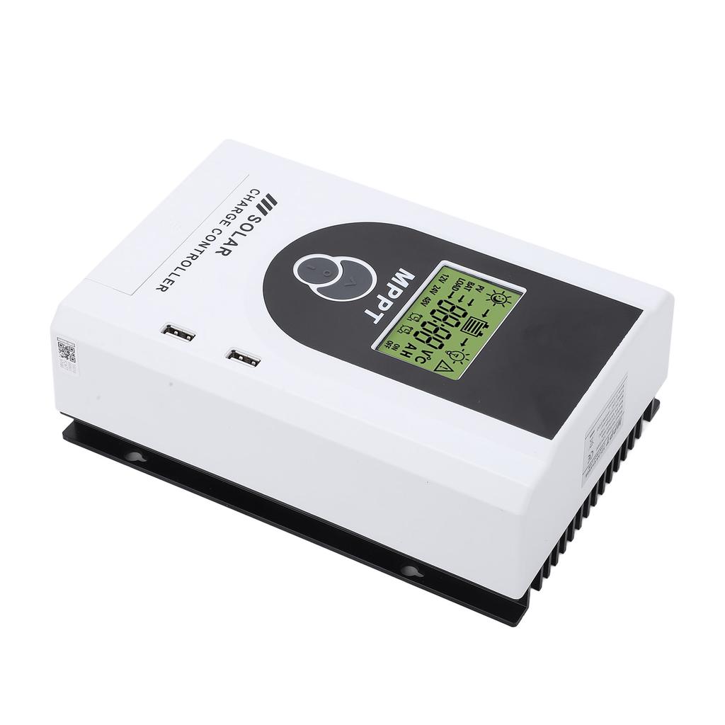 12V 24V MPPT Solar Charger Controller 30A Adjustable Parameter with LCD Display Dual USB Port Solar
