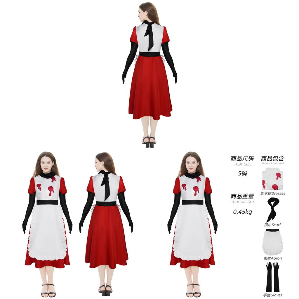 Hazbin Hotel Cosplay Costume For Women With Polyester Fabric For Anime Role Play