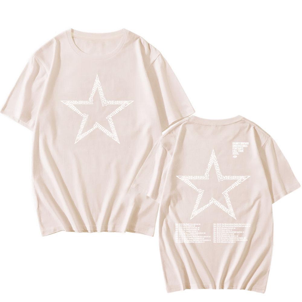 Danny Brown Stardust Tour Tshirts Unisex Clothes Cotton Short Sleeve Tee Fashion T-shirt Graphic Tees
