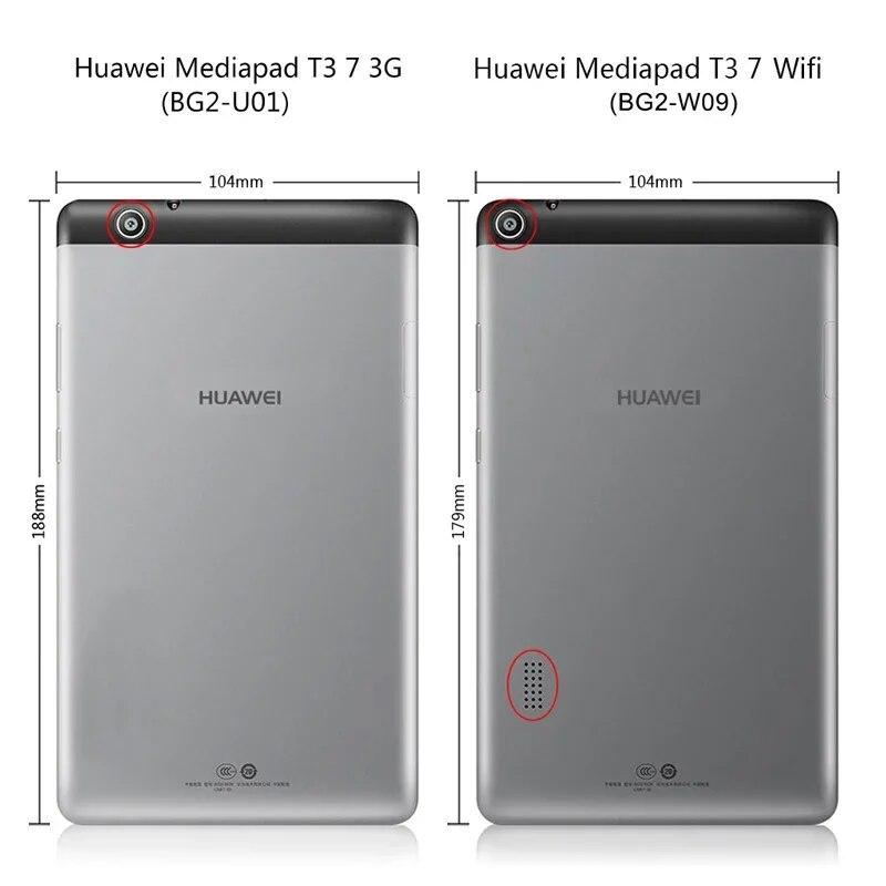 1/2/3 PCS Tempered Glass Screen Protector Film for Huawei Mediapad T3 7.0 Wifi BG2-W09 7 Inch Tablet + Alcohol Cloth