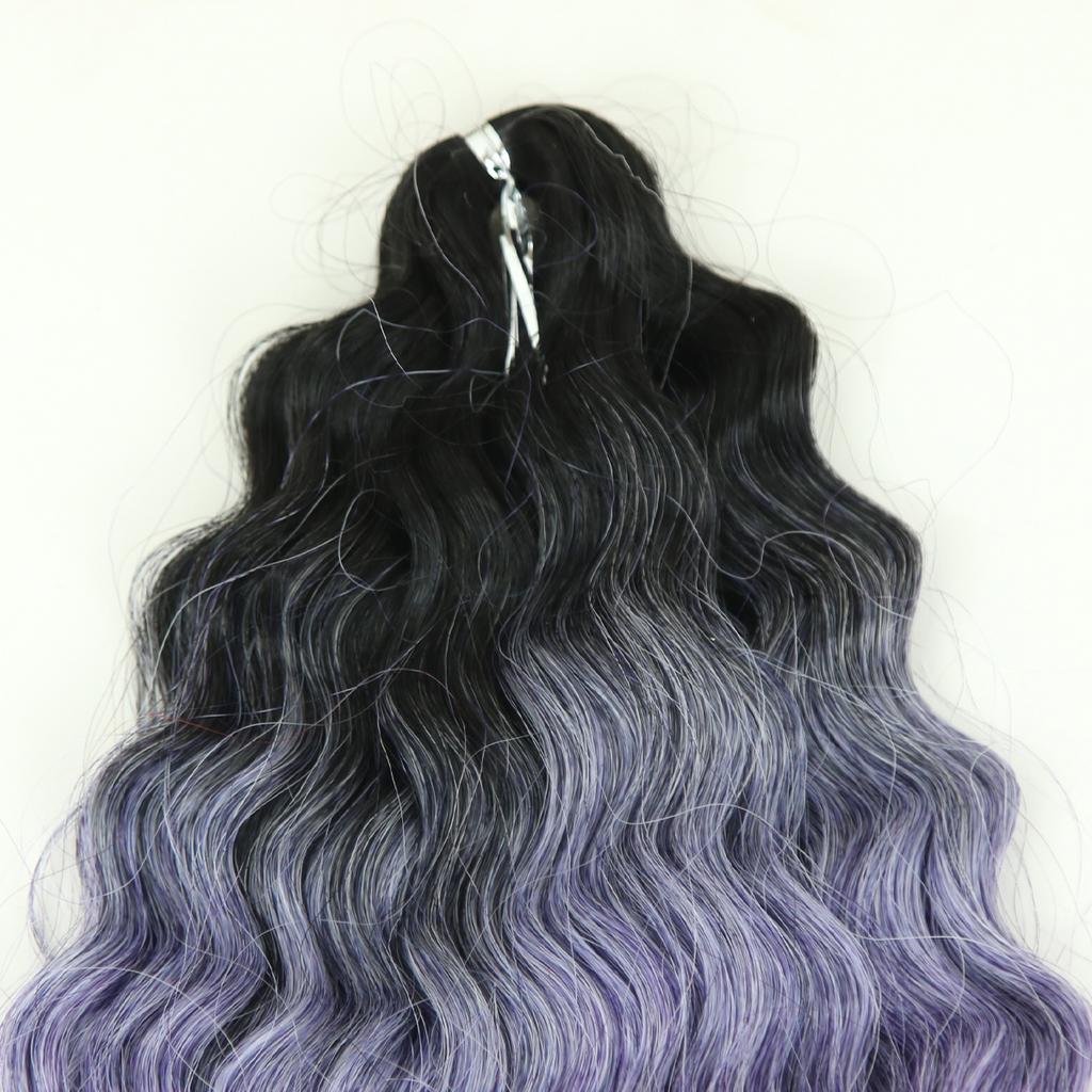 Lockiges Tiefwellen-Haar Weiches Synthetisches Lockiges Twist-Häkel-Futura-Zopf-Ariel Anna Jessica Brasilianische Glückliche Haarverlängerung
