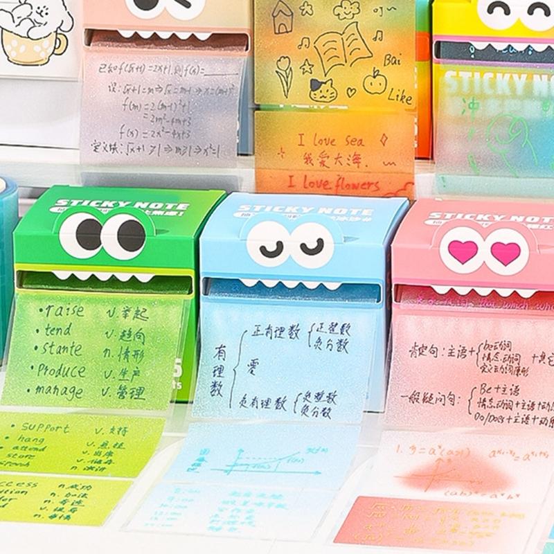 Herausziehbares Notizpapier 150 Blatt Perlglänzende Haftnotizen Notizblöcke zum Schreiben Notizen machen Erinnerung auf Kühlschränken Kalender