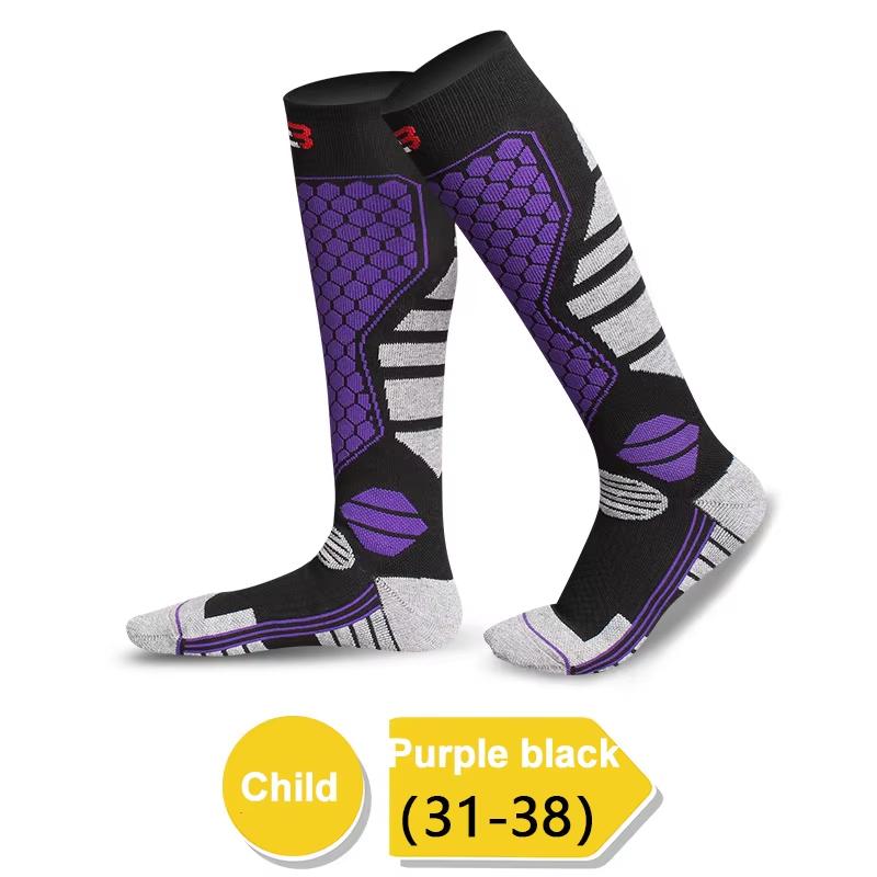 Neue Winter warme Skisocken Anti-Rutsch Verdickt Kompression Snowboard Socken Thermisch Feuchtigkeitsableitend Kniehoch Socken 2026