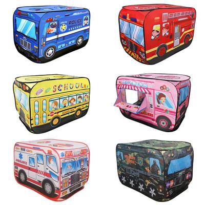 Children's Foldable Car Tent Playhouse - Indoor Pretend Play & Educational Toy for Ages 4-6