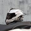 Unisex Full-Face Motorcycle Helmet with Gundam Design, Summer-Compatible, Large Spoiler, Bluetooth Slot
