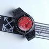 Casio Unisex Liquid Crystal,Analog Dual Display Series 48.5mm Red Watch GA-2100-4A(Watch8--)