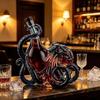Rum Glass Edition 3D Octopus Bottle Deep Sea Decor Bottle Nautical Art Collector Display for Premium Display for Wine Liquor Soda Bottles