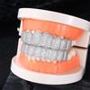 Top & Bottom Set Hiphop Teeth Grillz Removable Design Dental Grills Tooth Caps  for Women Men