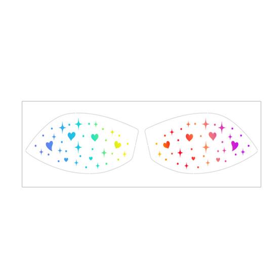 Metallic Eye Tattoo Stickers, Waterproof Temporary Freckle Decals, Sparkling Foil Eye Makeup for Festival Party, Glitter Face Art