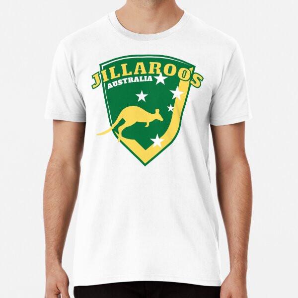 NRL Australian Jillaroos Rugby Premium T-Shi S to 5XL Made in the AU/USA T-Shirt