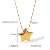 Hot-selling Five-pointed Star Pendant Stainless Steel Necklace, Premium Star Clavicle Chain, Titanium Steel Star Neck Chain