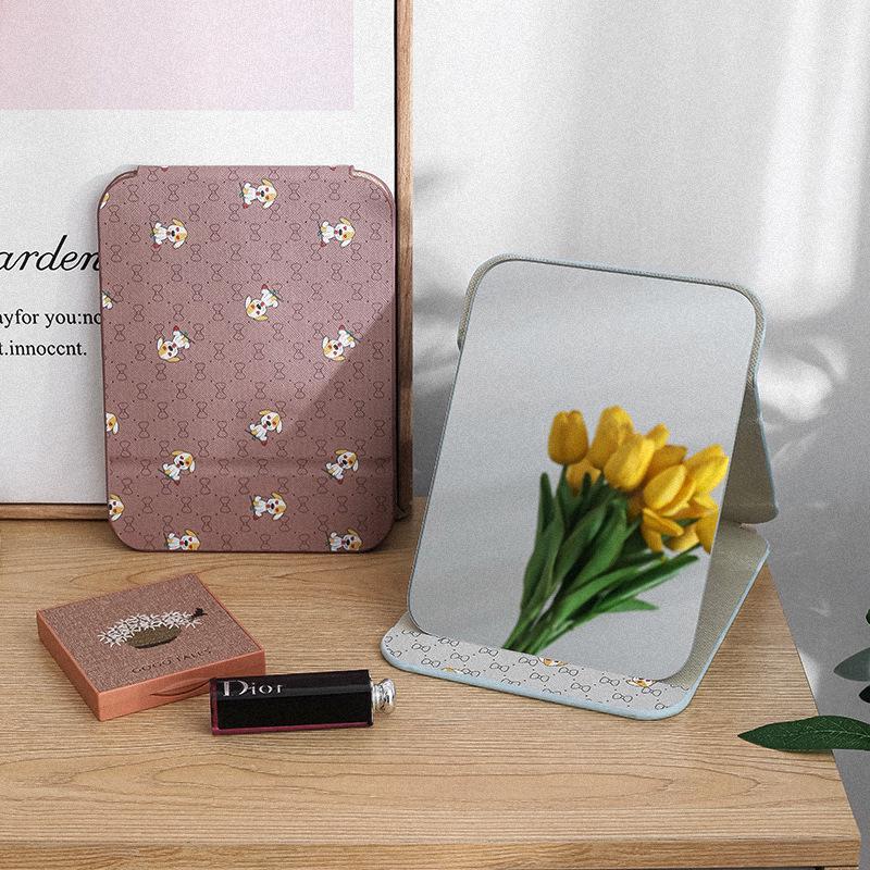 Oglindă de machiaj pliabilă HD portabilă pentru studenți și cămine