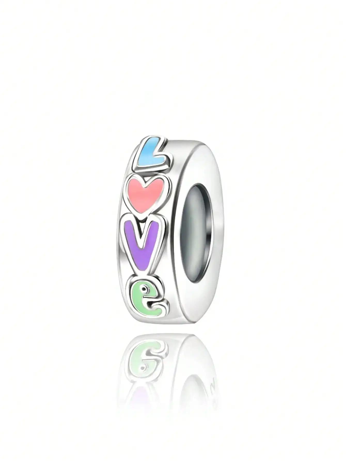 

Charm Bead Components Plata GemstoneFlower Clips and Spacers Charm Bead Components Originales Bracelet High Quality Fine Jewelry Bead Components