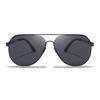 Men's Fashion Aviator Sunglasses - Large Metal Frame, Anti-UV, Double Bridge