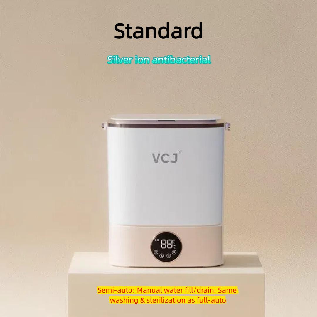 

Мини-полностью автоматическая стиральная машина, автоматическая машина для мытья нижнего белья с возможностью подачи и вывода воды, бытовая машина для чистки носков 【Semi-auto】Standard